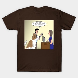 Service Dogs on Commercial Airlines T-Shirt